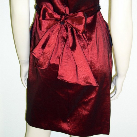 Betsy & Adam NWT Taffeta Ring Belt Sash Dress - Picture 5 of 6
